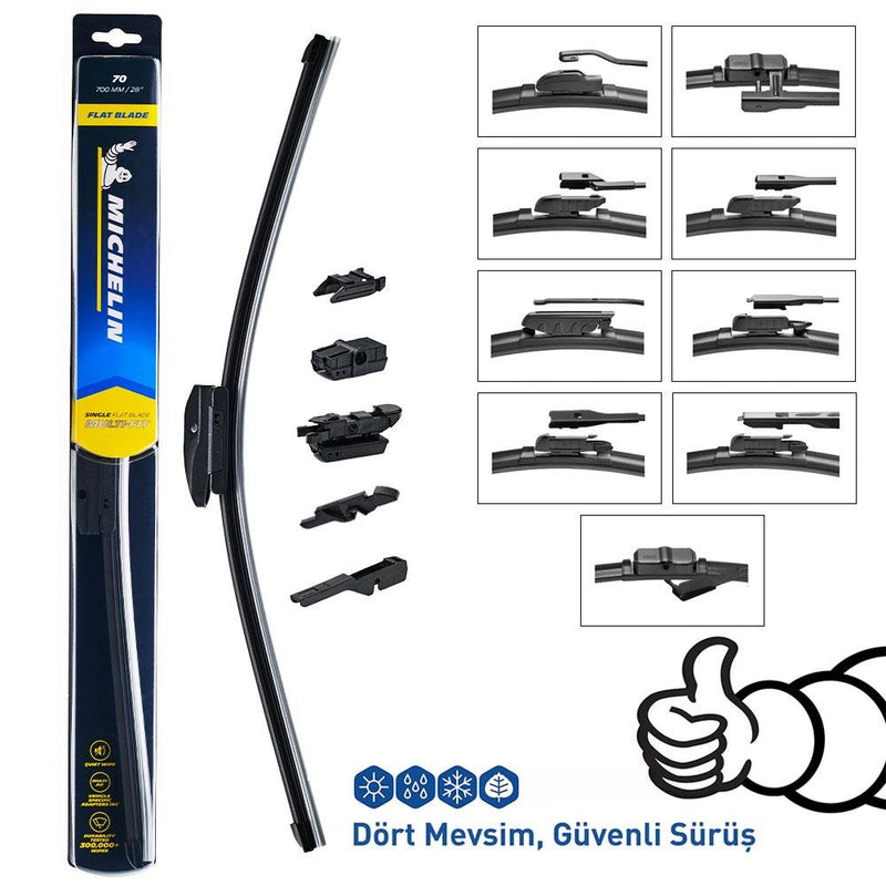 Michelin MULTIFIT™ MC33979 70CM 1 Parça Universal Banan Tipi Silecek 