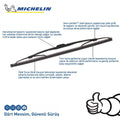 Michelin Rainforce™ MCR280 28CM 1 Adet Universal Telli Arka Silecek - Onivias