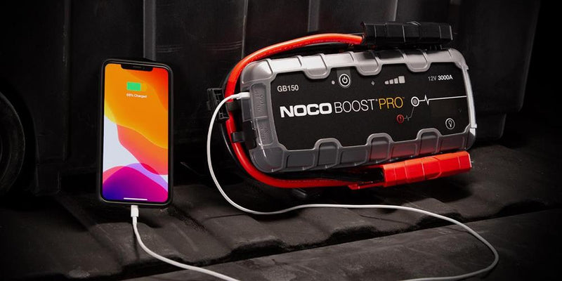 NOCO Genius GB150 12V 3000Amp Ultrasafe Litium Batareya Gücləndiricisi + Powerbank + LED Lampa