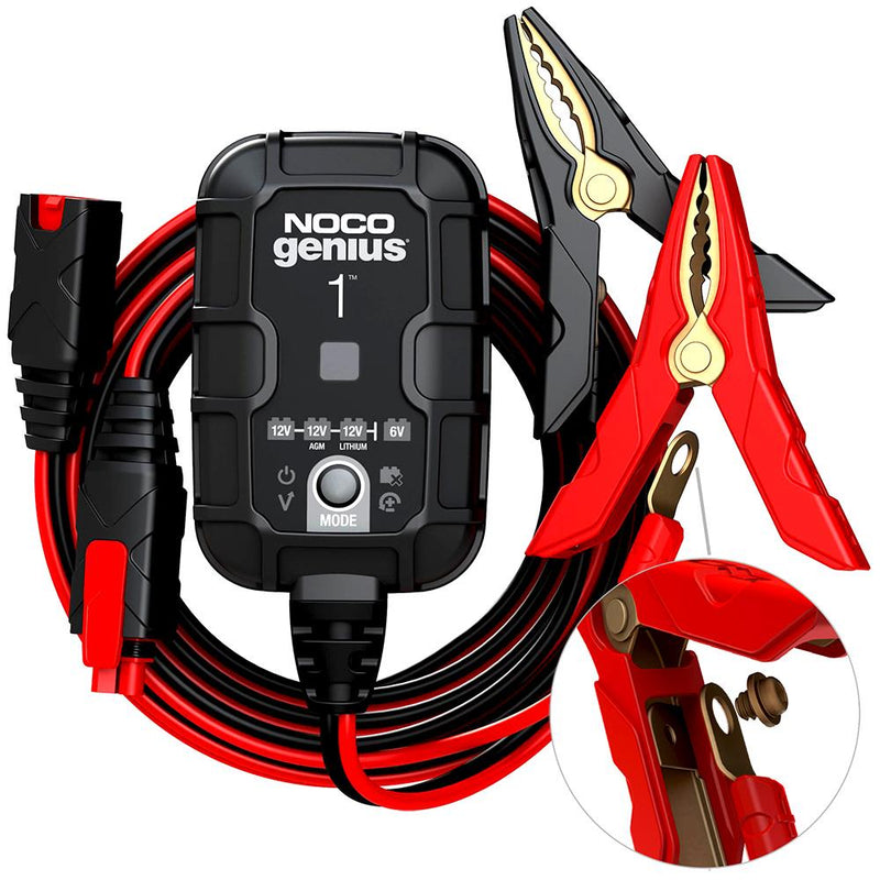 NOCO GENIUS1 6V/12V 30A Ağıllı Batareya Doldurma Cihazı və Batareyaya Baxım/Desulfator