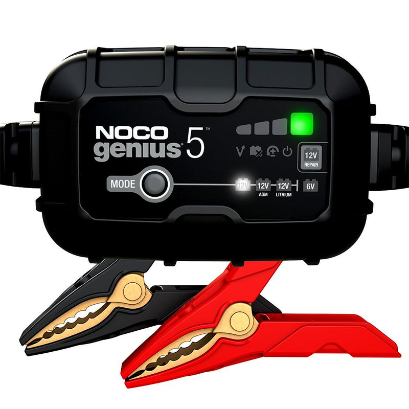 NOCO GENIUS5 6V/12V 120A Ağıllı Batareya Doldurma Cihazı və Batareyaya Baxım/Desulfator