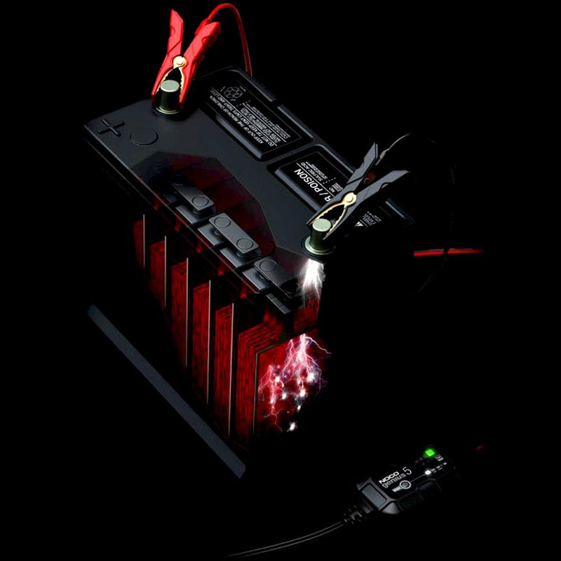 NOCO GENIUS5 6V/12V 120A Ağıllı Batareya Doldurma Cihazı və Batareyaya Baxım/Desulfator