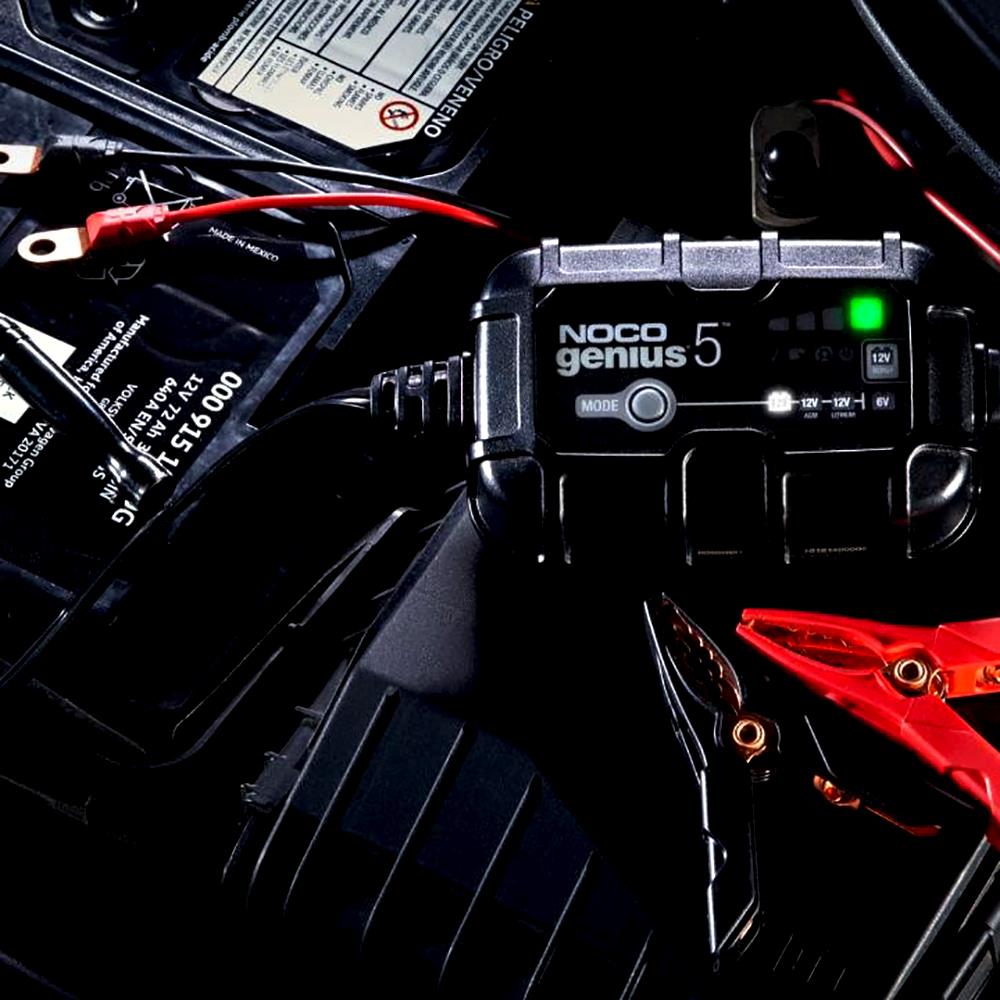 NOCO GENIUS5 6V/12V 120A Ağıllı Batareya Doldurma Cihazı və Batareyaya Baxım/Desulfator