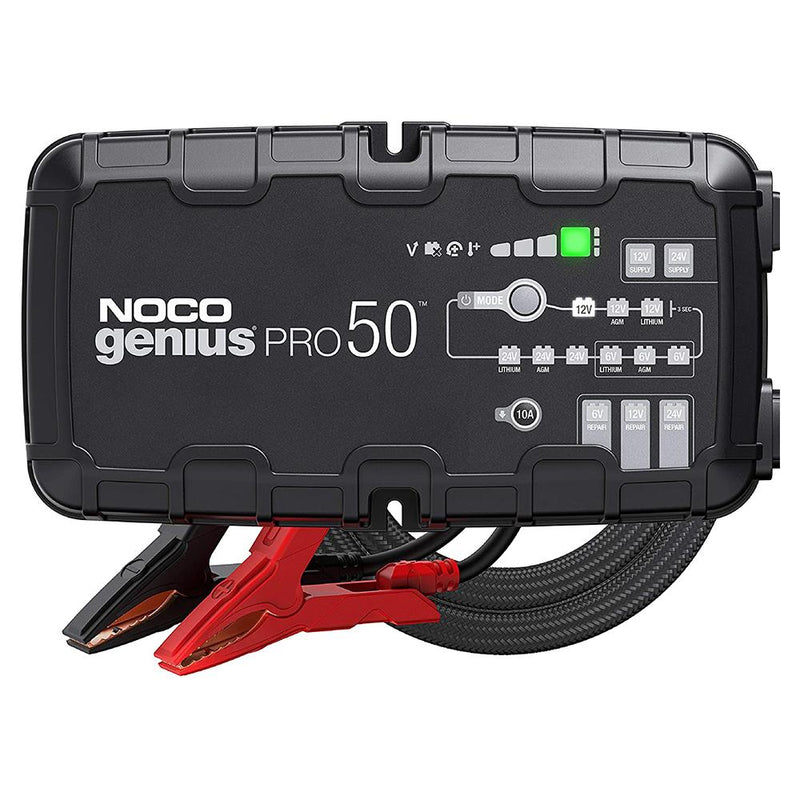NOCO GENIUSPRO50 6V/12V/24V 1000A Ağıllı Batareya Doldurma Cihazı və Batareyaya Baxım/Desulfator/Enerji Təchizatı 