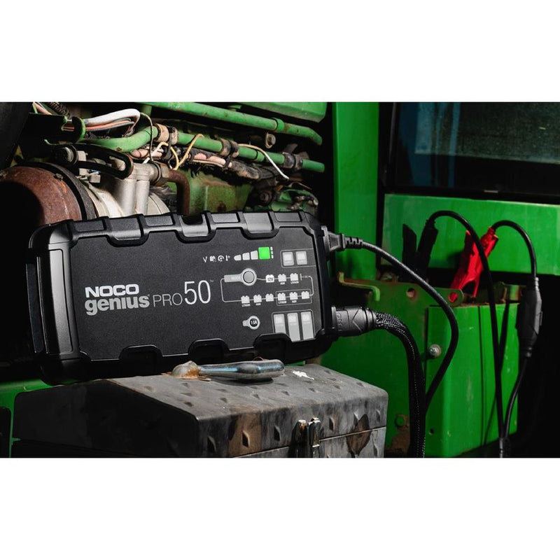 NOCO GENIUSPRO50 6V/12V/24V 1000A Ağıllı Batareya Doldurma Cihazı və Batareyaya Baxım/Desulfator/Enerji Təchizatı 