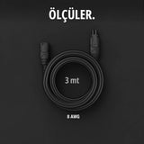 NOCO GPA001 GENIUSPRO25 İçin 3 Metre Ara Uzatma Kablosu - Onivias