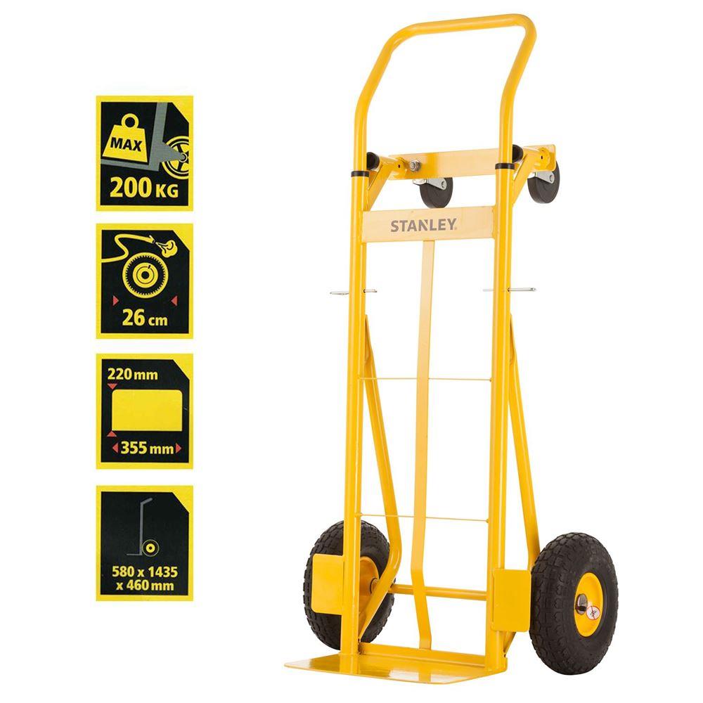 Stanley MT519 150/200Kg Endüstriyel Çok Fonksiyonlu El Arabası - Onivias