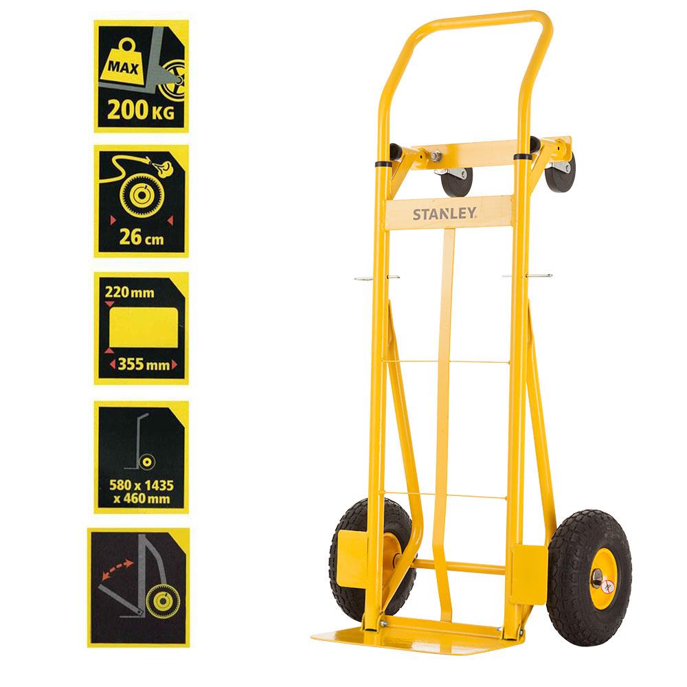 Stanley MT520 150/200Kg Endüstriyel Çok Fonksiyonlu El Arabası - Onivias