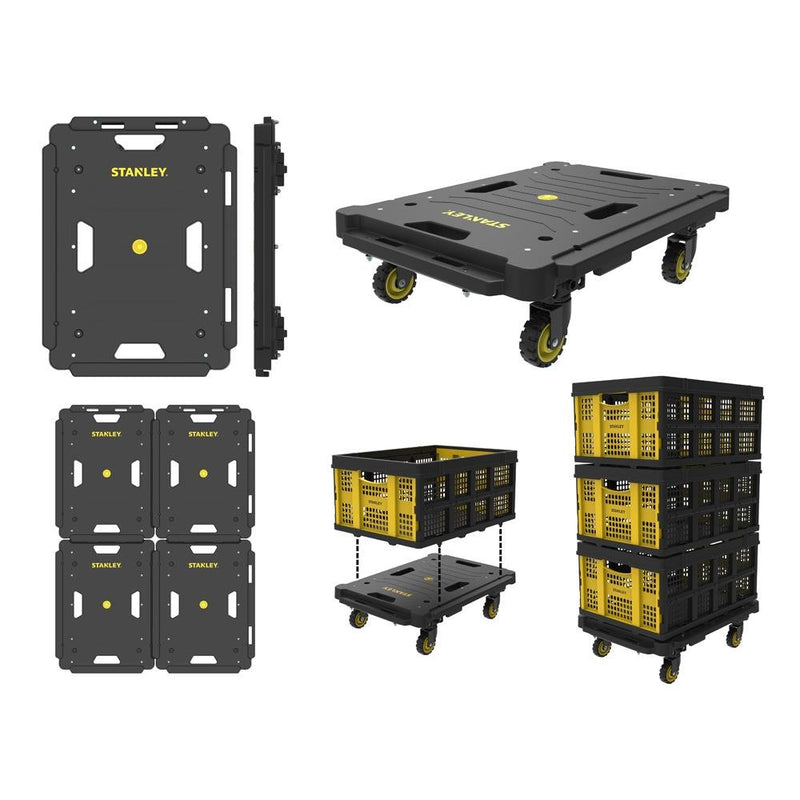 STANLEY PC531 137kq 55x45sm Dördtəkərli Yük və Paket Daşıma Səbəti 