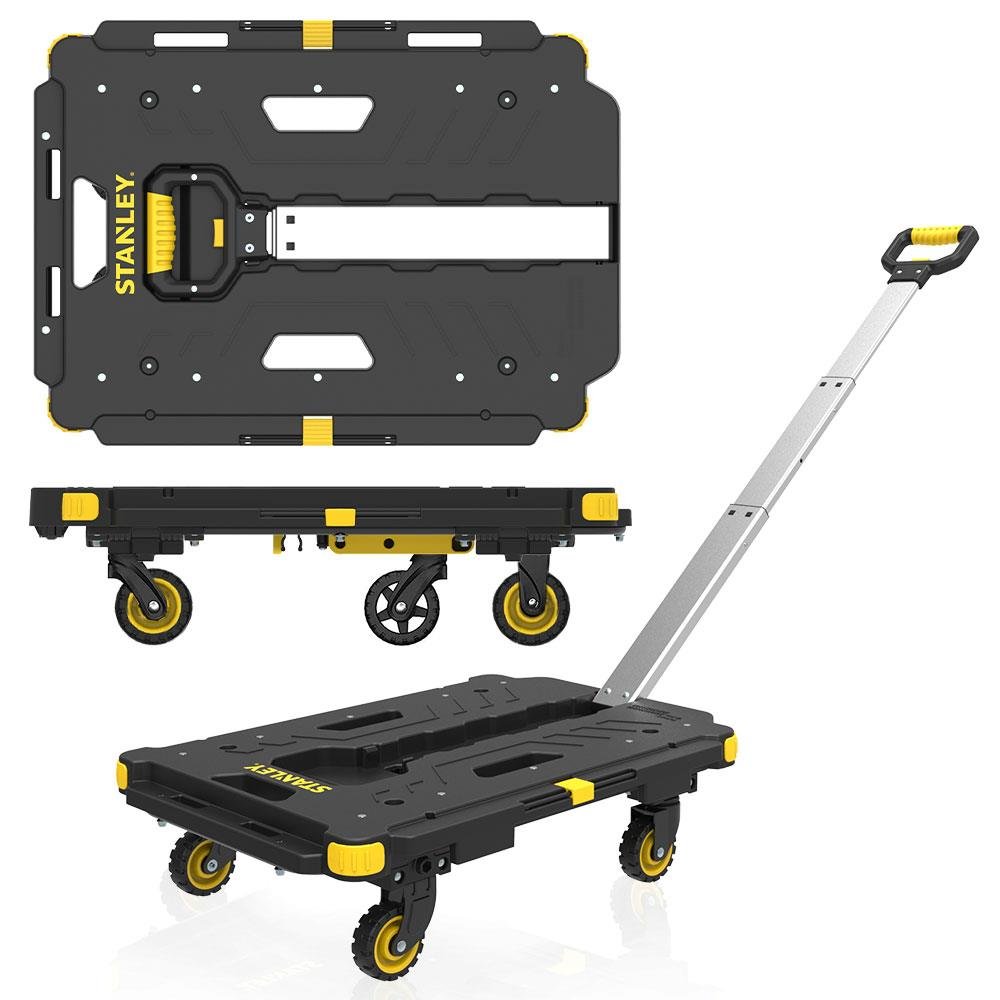 STANLEY PC532 137kg 62x45cm Dört Tekerli Çekme Kollu Yük ve Paket Taşıma Arabası - Onivias