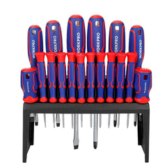 WORKPRO WP200506 18 Parça Duvar Askı Aparatlı Profesyonel CR - V Manyetik Tornavida Seti - Onivias