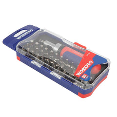WORKPRO WP200517 38 Parça Profesyonel CR - V Cırcırlı Bits Tornavida Seti - Onivias