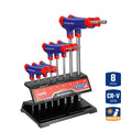 WORKPRO WP200542 8 Parça CR - V Top Başlı T Tipi Uzun Profesyonel Allen Anahtar Takımı - Onivias