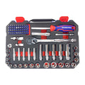 WORKPRO WP202524 1/4'’ 3/8’’ Metrik 75 Parça Cr - V Profesyonel Lokma Takımı - Onivias
