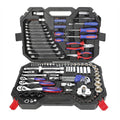WORKPRO WP202533 1/4'’ 3/8’’ 1/2'’ 123 Parça Cr-V Metrik Ağır Hizmet Lokma ve Kombine Anahtar Takımı - görsel 2