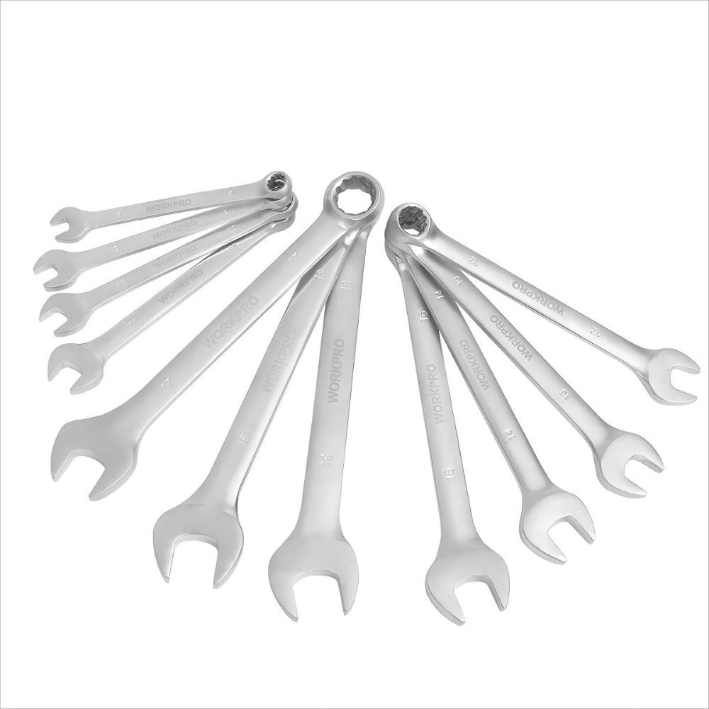 WORKPRO WP202533 1/4'’ 3/8’’ 1/2'’ 123 Parça Cr-V Metrik Ağır Hizmet Lokma ve Kombine Anahtar Takımı - görsel 8