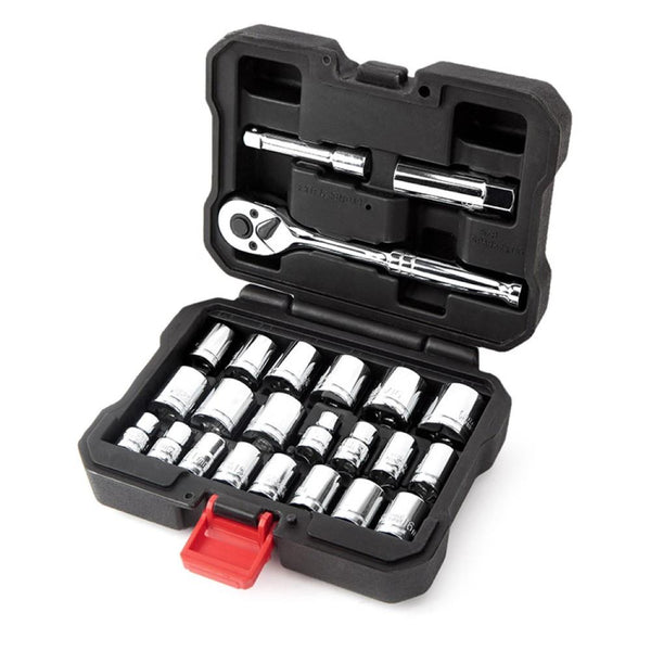 WORKPRO WP202541 3/8'’ CR - V 24 Parça Metrik/İnç Ağır Hizmet Lokma Takımı - Onivias