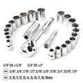 WORKPRO WP202541 3/8'’ CR - V 24 Parça Metrik/İnç Ağır Hizmet Lokma Takımı - Onivias