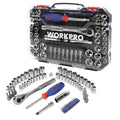 WORKPRO WP202566 1/4'’ 3/8’’ Metrik/İnç 63 Parça Cr - V Profesyonel Lokma Takımı - Onivias