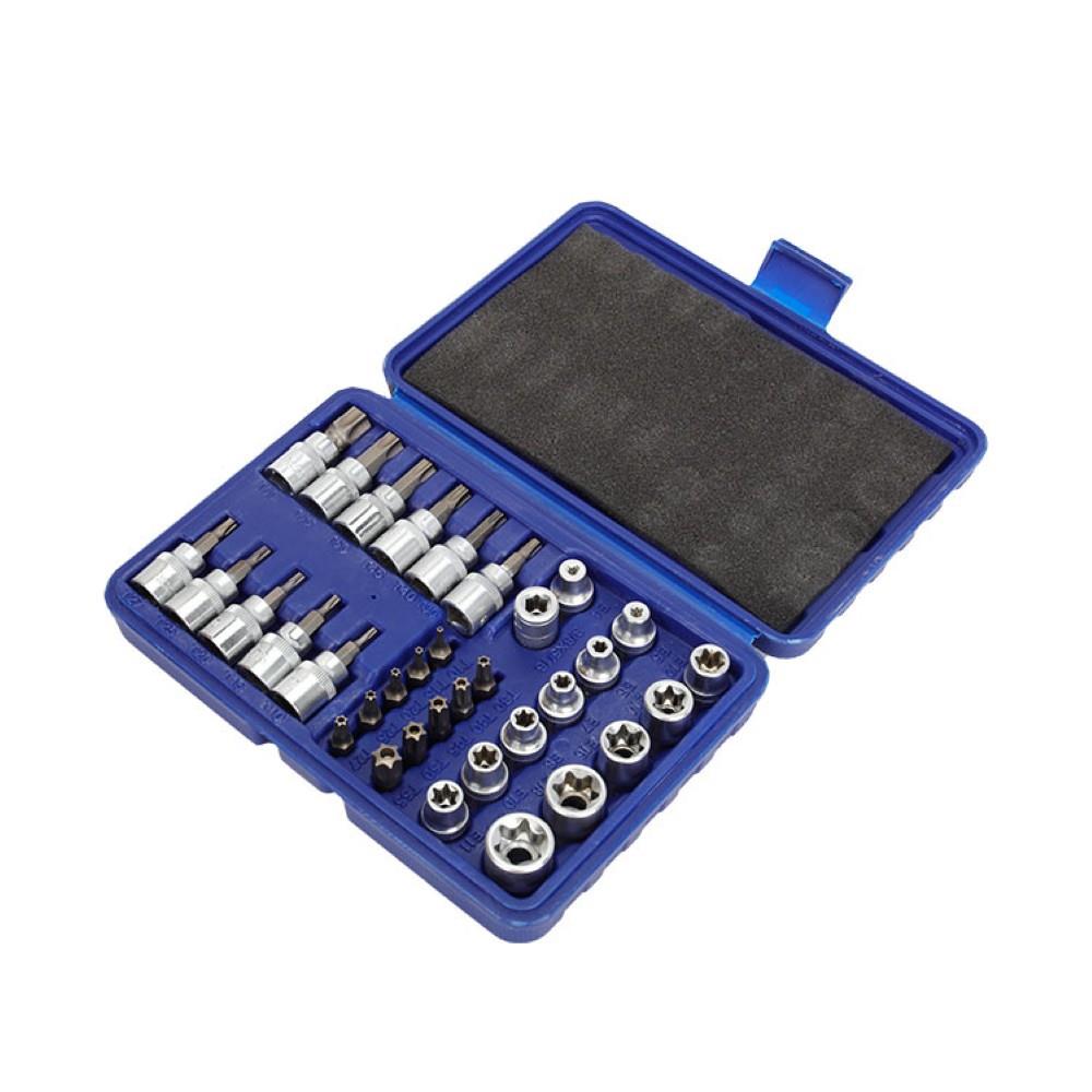 WORKPRO WP202595 3/8'’ CR-V 34 Parça Ağır Hizmet Torx Lokma Takımı (E/T Serisi) - görsel 2