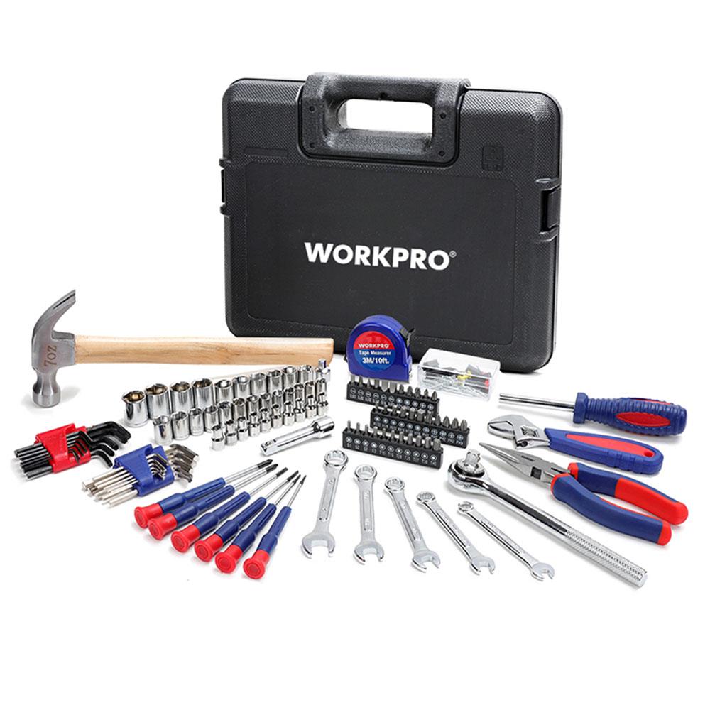WORKPRO WP209022 165 Parça Profesyonel Tamir/Bakım Alet ve 1/4’’ - 3/8’’ Lokma Seti - Onivias