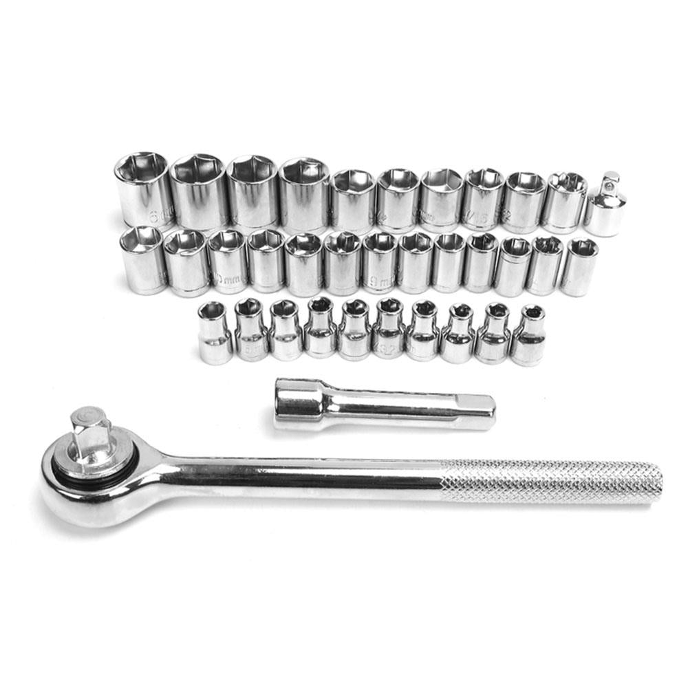 WORKPRO WP209022 165 Parça Profesyonel Tamir/Bakım Alet ve 1/4’’ - 3/8’’ Lokma Seti - Onivias