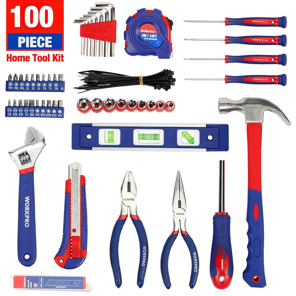 WORKPRO WP209066 100 Parça Profesyonel Tamir/Bakım Alet Seti - Onivias