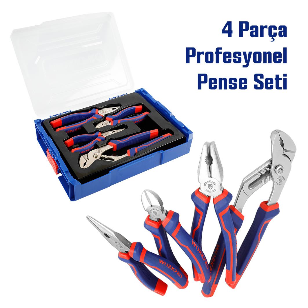 WORKPRO WP209133 4 Parça Profesyonel Pense Seti - Onivias