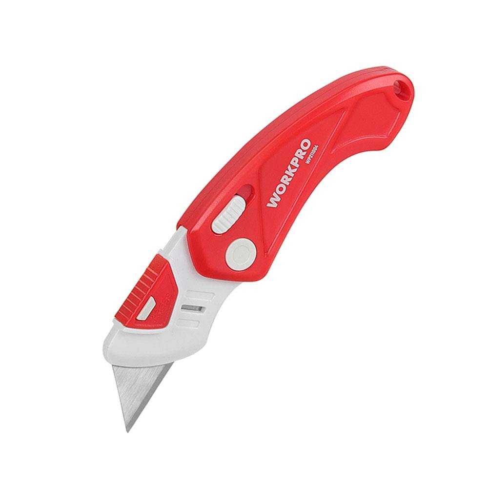 WORKPRO WP211004 Plastik Gövde Katlanır Rötuş Maket Bıçağı - Onivias