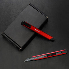 WORKPRO WP212020 9MM Alüminyum Kasa Cep Askılı Maket Bıçağı (KIRMIZI) - Onivias