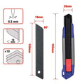 WORKPRO WP212022 18MM Ağır Hizmet Alüminyum Kasa Maket Bıçağı + 10 Adet Yedek Bıçak - Onivias