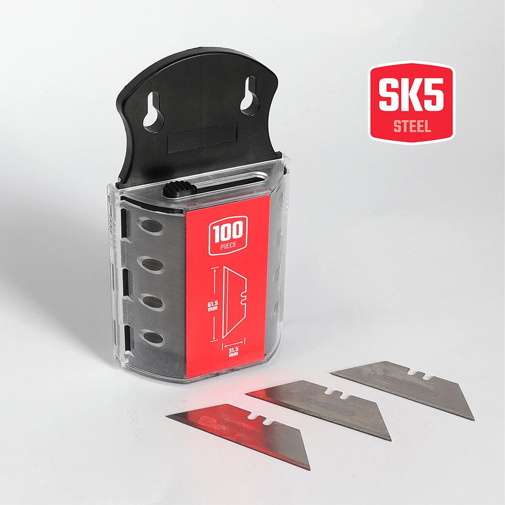 WORKPRO WP213003 100’Lü Rötuş Maket Bıçağı Yedeği - Onivias