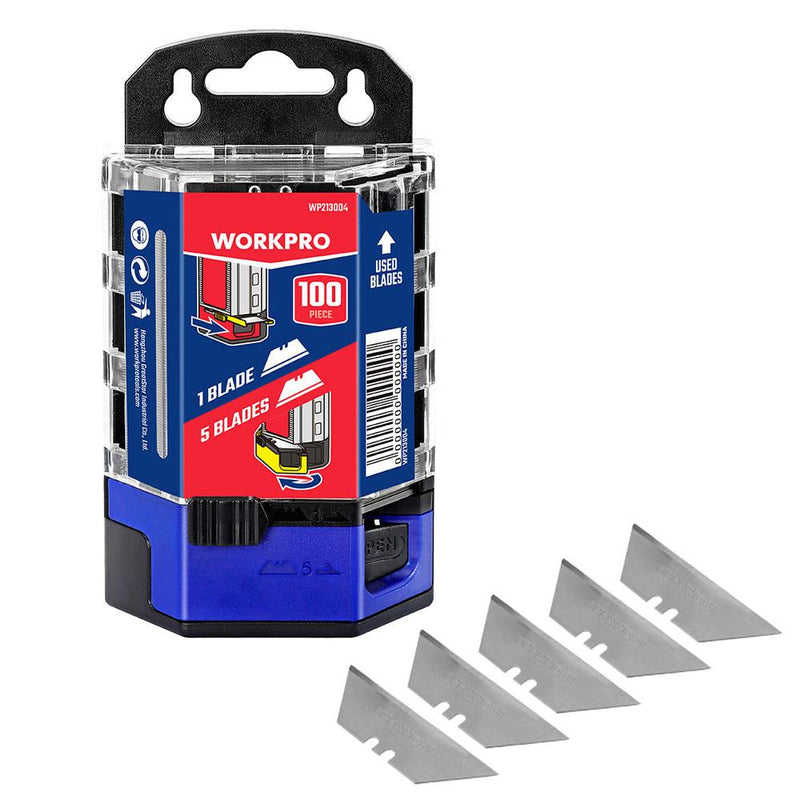 WORKPRO WP213004 100 Parça Rötuş Bıçağı Ehtiyatı 