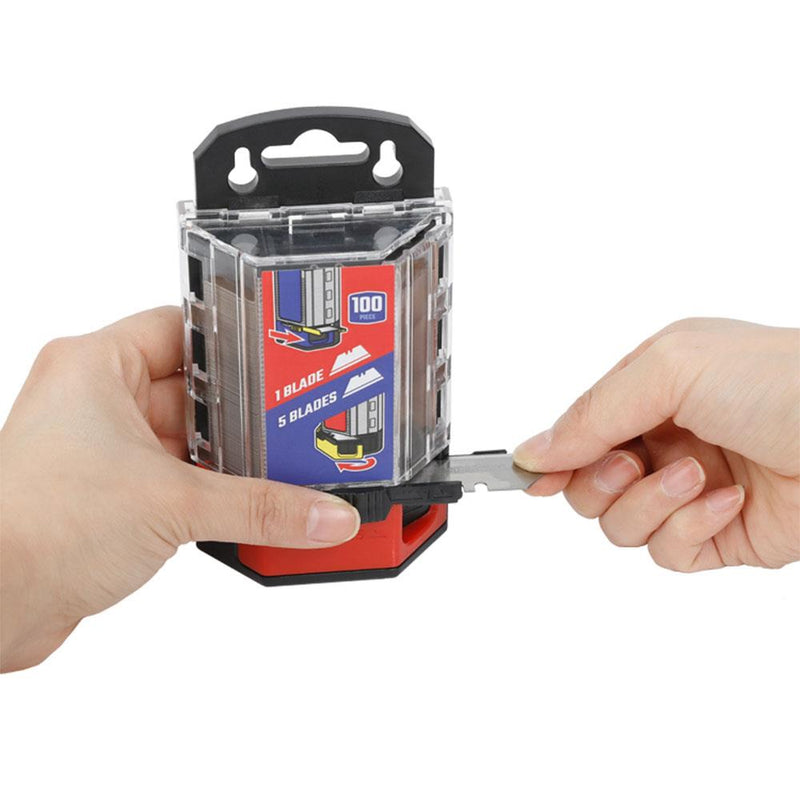 WORKPRO WP213004 100 Parça Rötuş Bıçağı Ehtiyatı 