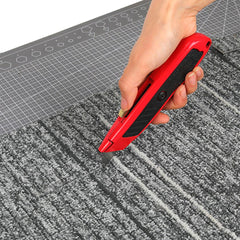 WORKPRO WP213005 Alüminyum Gövde Geri Çekilebilir Rötuş Maket Bıçağı + 3 Adet Yedek Bıçak - Onivias