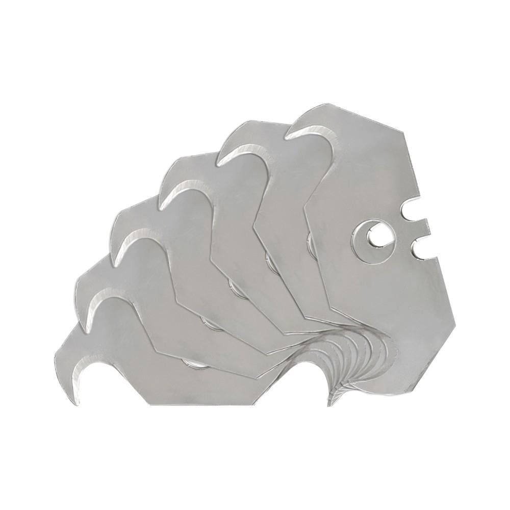 WORKPRO WP213023 10 Lu Kanca Tipi Çengelli Rötuş Maket Bıçağı Yedeği - görsel 6