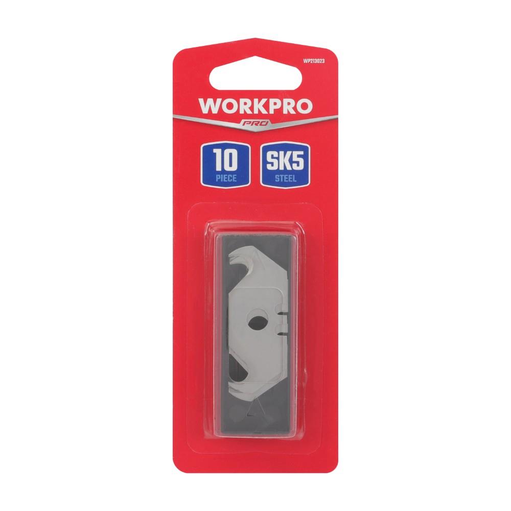 WORKPRO WP213023 10 Lu Kanca Tipi Çengelli Rötuş Maket Bıçağı Yedeği - görsel 8