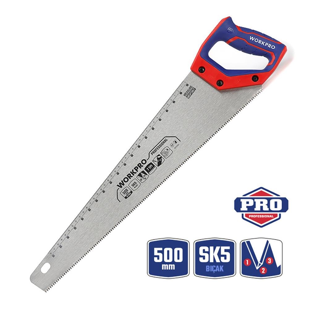 WORKPRO WP215007 500mm SK5 7 TPI Ağır Hizmet Tipi El Testeresi - Onivias