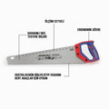 WORKPRO WP215010 450mm SK5 11 TPI Ağır Hizmet Tipi El Testeresi - Onivias
