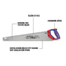WORKPRO WP215012 550mm SK5 11 TPI Ağır Hizmet Tipi El Testeresi
