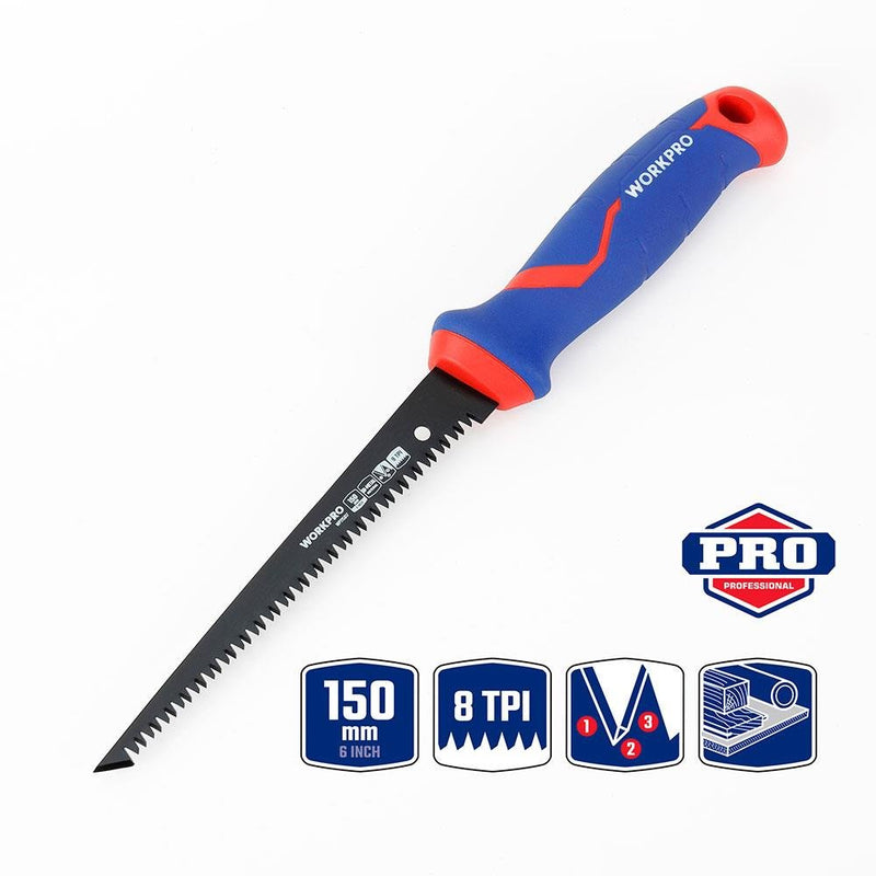 WORKPRO WP215017 150 mm Sürətli Kəsmə Professional BI-METAL Drywall Tester