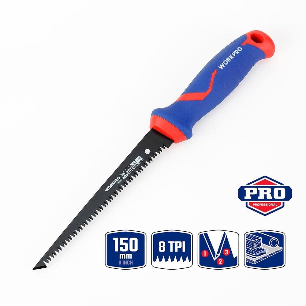 WORKPRO WP215017 150mm Hızlı Kesim Profesyonel BI-METAL Alçıpan Testeresi - Onivias