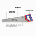 WORKPRO WP215035 350mm SK5 7 TPI Ağır Hizmet Tipi El Testeresi - Onivias
