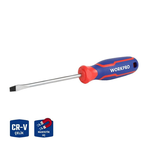 WORKPRO WP221013 3x75mm CR - V Profesyonel Düz Tornavida - Onivias