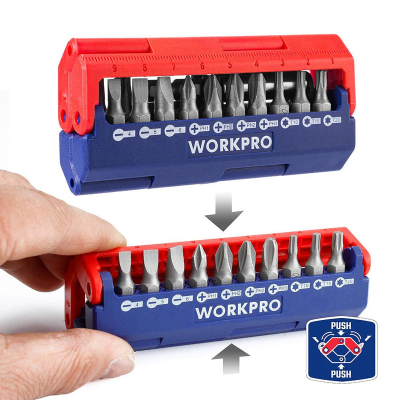 WORKPRO WP221062 13 Parçalı Maqnetik CR-V Tornavida Dəsti