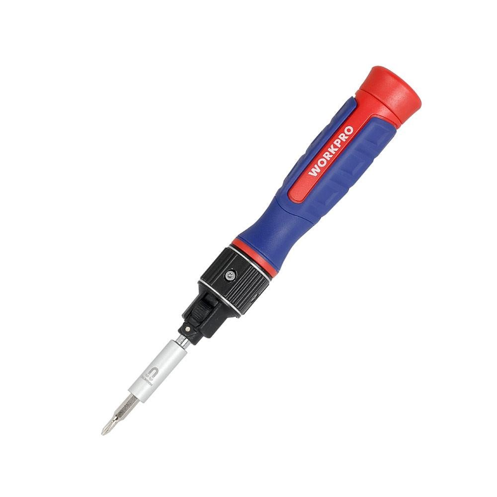 WORKPRO WP221070 9 - IN - 1 Profesyonel CR - V Cırcırlı Manyetik Hassas Tornavida Seti - Onivias