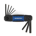 WORKPRO WP222028 8 Parça CR - V Metrik Çakı Tipi Profesyonel Allen Anahtar Takımı - Onivias