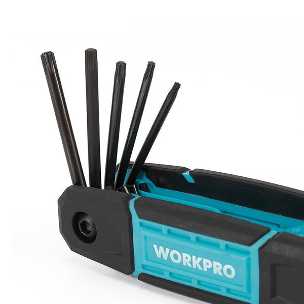 WORKPRO WP222030 8 Parça CR - V Çakı Tipi Torx Profesyonel Allen Anahtar Takımı - Onivias