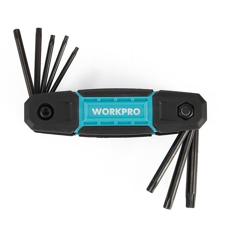 WORKPRO WP222030 8 Parça CR - V Çakı Tipi Torx Profesyonel Allen Anahtar Takımı - Onivias
