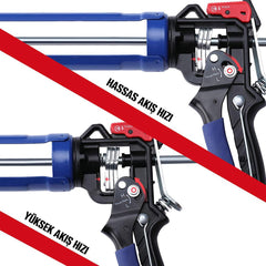WORKPRO WP224001 230mm Ağır Hizmet Tipi Metal Silikon/Mastik Tabancası - Onivias